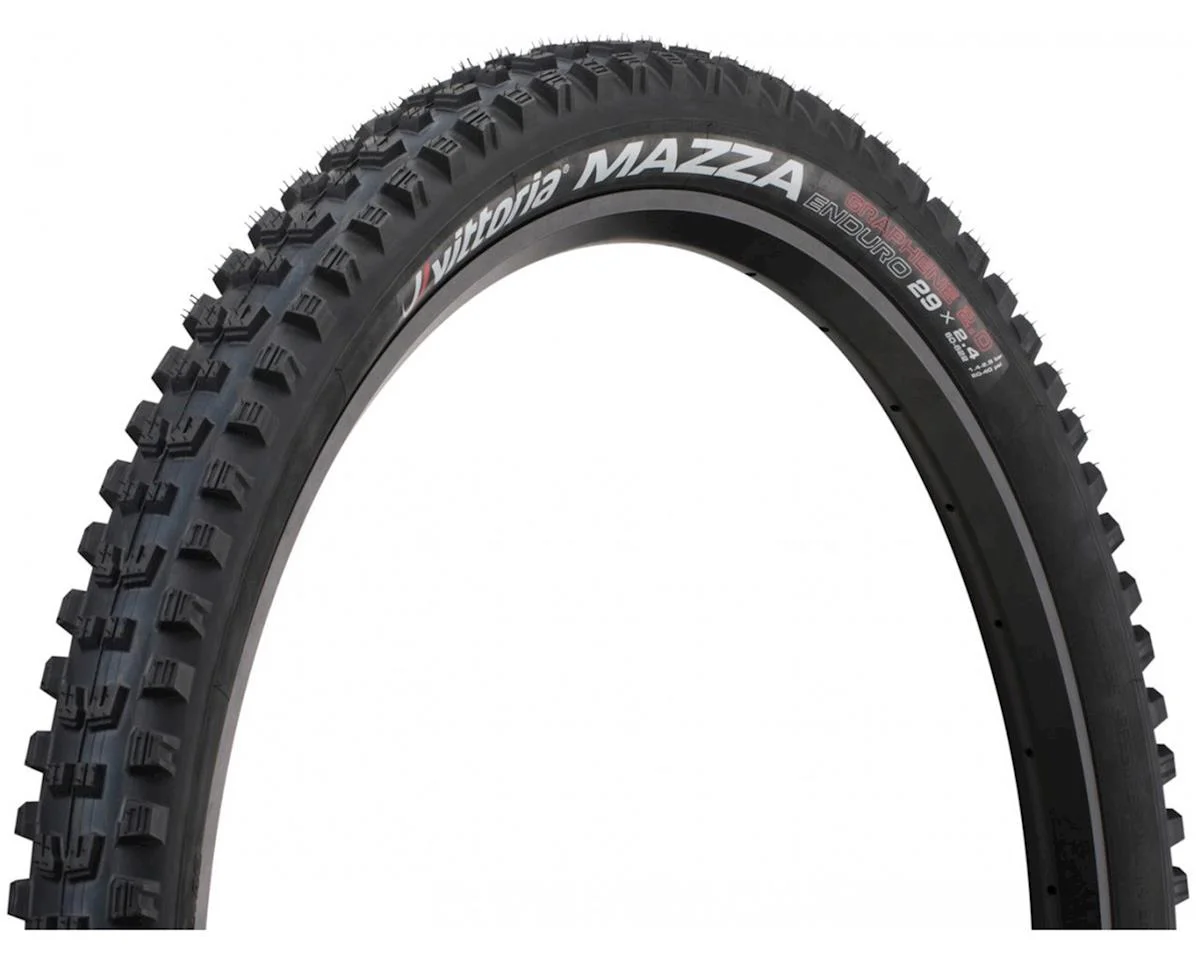 Vittoria Mazza Enduro Tubeless Mountain Tire (Black) (29") (2.4") (2PLY) (Graphene 2.0)